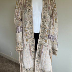 Camilla drape fringe jacket